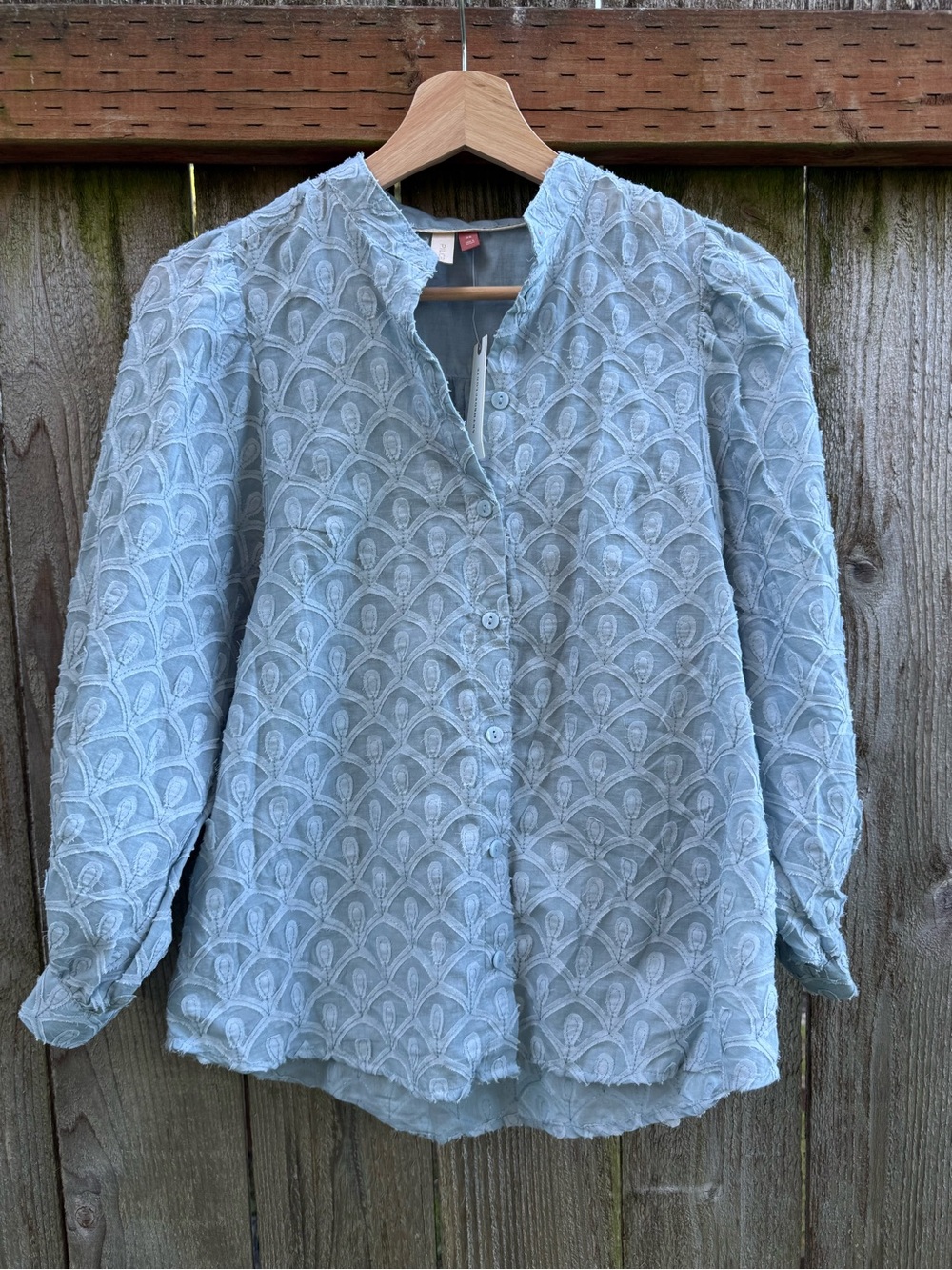 Light Blue Atmosphere Button-Front Women’s Shirt